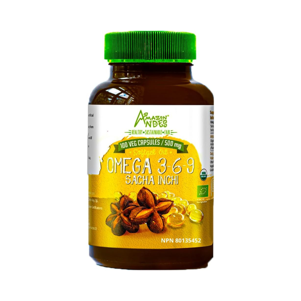 Sacha Inchi Organic Softgel Capsules (100 * 500 mg)