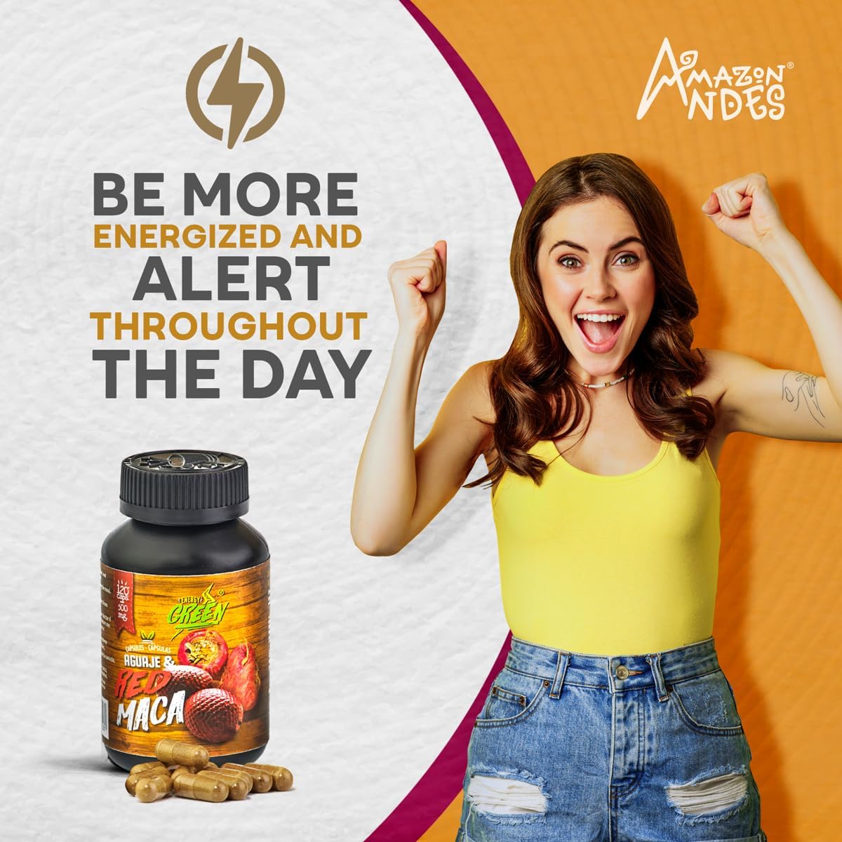 Aguaje with Red Maca Powder - 120 Pills - 1000mg Serving - Rich Phytostrogens Source - 100% Natural - Non GMO - Vegan - Wild Harvested in Peru — image 3